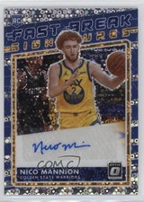 2020 Panini Donruss Optic Fast Break Signatures Nico Mannion #FB-NMA Auto 12yh