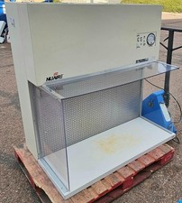 Nuaire 4ft NU-201-430 Laminar Flow Hood With Stand & Casters 120v FULLY TESTED !