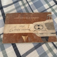 1961 Plymouth Valiant Owners Operator Manual Original Book Oem