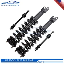 4 Pcs 4WD For 06-08 Dodge Ram 1500 Front Strut Coil Springs Sway Bar Links Kit
