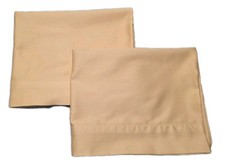 Set of 2 Yellow 100 cotton Pillowcases 20 X 32 Standard/queen