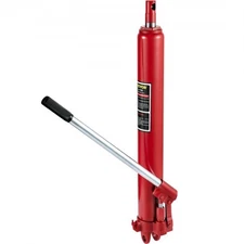 VEVOR Hydraulic Long Ram Jack,3 Tons/6600 lbs Capacity,w/Single Piston Pump and