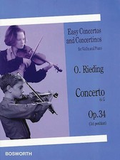 Concerto in G, Op. 34 Easy Concertos and Concertinos Series for Violin and Piano