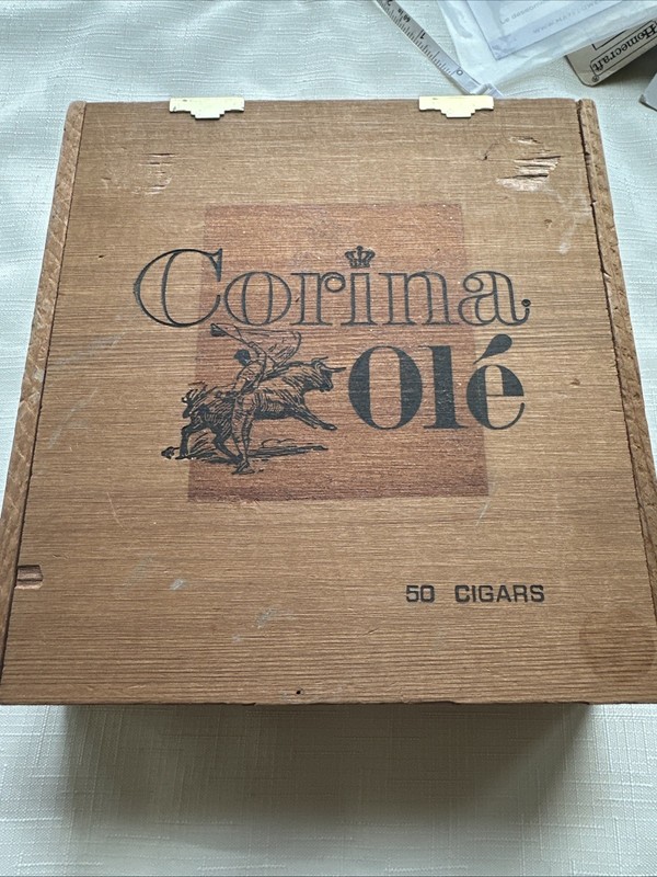 Vintage Wooden Cigar Box