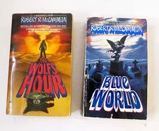 The Wolf's Hour & Blue World Robert R. McCammon Paperback Book Lot