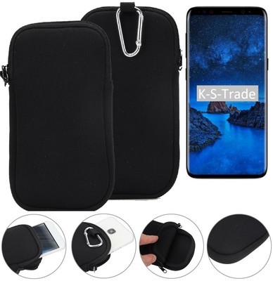 Neoprene protective case for Samsung Galaxy S9 case holster belt bag travel B