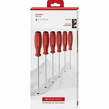 PB Swiss Tools PB 8561.CBB SwissGrip Screwdriver Set, Set, Slotted, 6 pcs