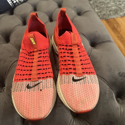 Nike React Phantom Run Flyknit 2 Siren Red DV2145-600 Mens Sz 9 Mesh