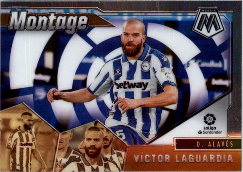 2020-21 Panini Mosaic La Liga Montage #14 Victor Laguardia - SCR