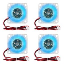 4Pcs 3010 Fan 30mm 30x30x10mm RGB Fan Color Led DC 12V 3010 DC Cooler Hydraul...
