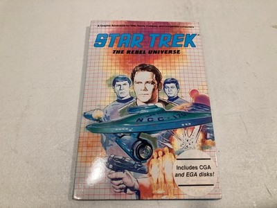Star Trek: The Rebel Universe Graphic Adventure Computer 1988 IBM PC Game