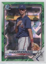 2021 Bowman Sapphire Chrome Prospects Green Refractor /125 Braden Shewmake 0b6b