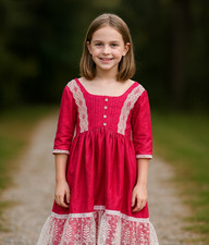 Victorian kids dress costume Guess 8-10 year old