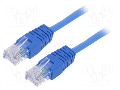 Line U/UTP PVC RJ45-Stecker,beiderseitig CCA 5e Patch cord