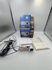 Sony Cyber-shot DSC-P52 3.2MP Digital Camera In Box Batteries Tested Wore Great