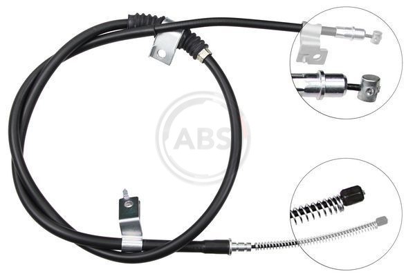A.B.S.-OE K17297-OE Cable Pull, parking brake for CITROËN,MITSUBISHI,PEUGEOT