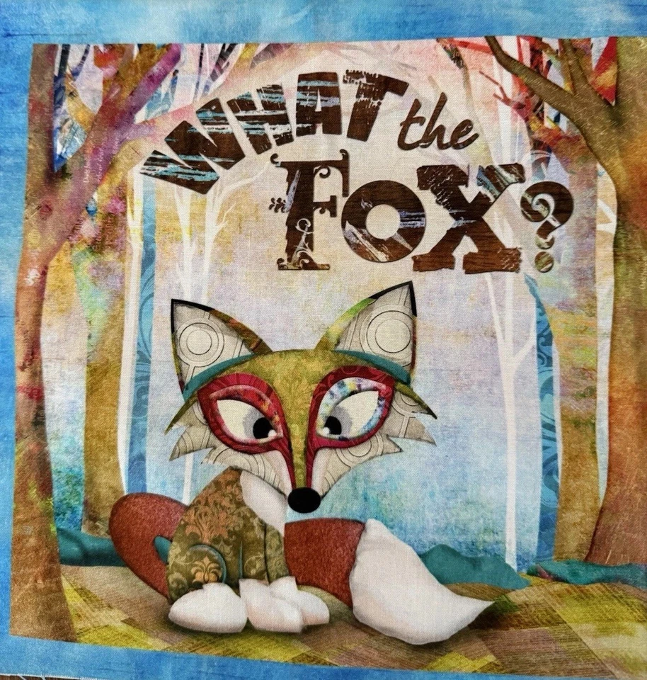 3Wishes Connie Haley Fabric Wild & Whimsy Animal Squares 29 x 43” - Image 4 of 4