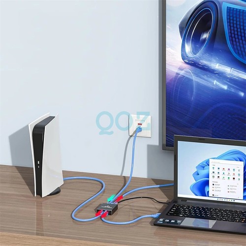 RJ45 Splitter Ethernet Adapter Cable Gigabit Network RJ45 Connector 1 in 3 Out - Picture 7 of 12