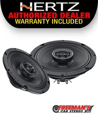 Hertz SX165NEO 6.5" Coaxial Powersport or Harley Davidso Speakers, 4 Ohm  200 W