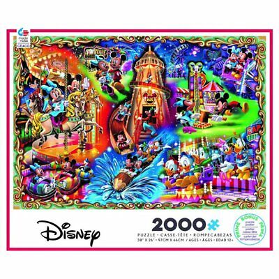 Disney â Mickey & Friends â Amusement Park â 2000 Piece Jigsaw Puzzleâ CEACO | eBay