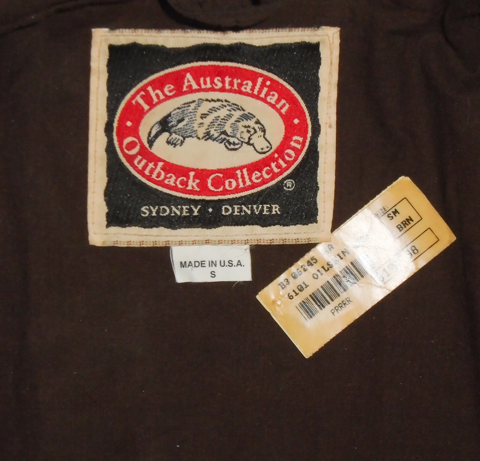 Australian Outback OilSkin Drover Coat BROWN Waxed Lo… Gem