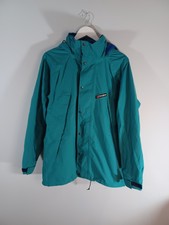 Berghaus Medium Waterproof Jacket Green Outdoors Hiking Camping Hooded Womens