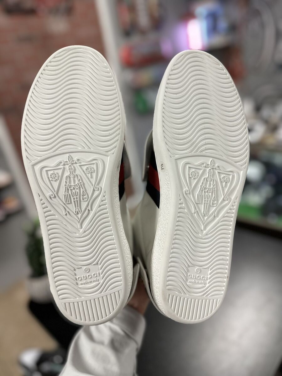 Gucci 'Ace Tiger' High Top Sneaker White Mens Size 7.5G/8US Gucci 'Ace Tiger' High Top Sneaker White Mens Size 7.5G/8US
