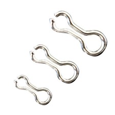 50PCS Steel Fishing Lead Loops Sinker Eyes Lo...
