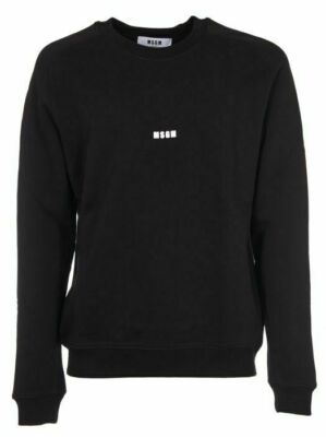 MSGM  LOGO SWEATSHIRT-BLACK.