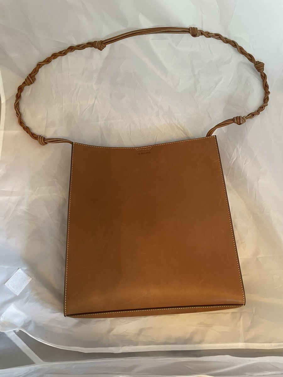 Jil Sander Paper Leather Bag Jil Sander Leather Shopping Bag With