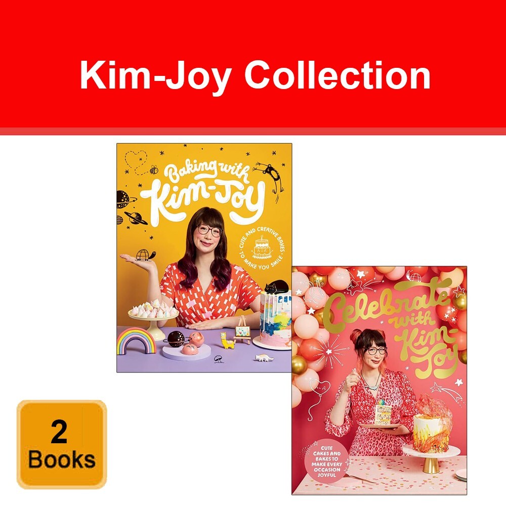Kim-Joy Collection 2 Books Set (Baking with Kim-Joy & Celebrate with Kim-Joy)