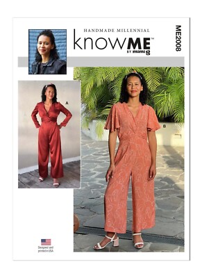 out-of-print:  McCALL`s pattern ME2008, Overall / jumpsuit, 10 - 18 ,  36 - 44