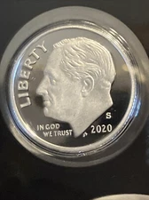 2020 S Roosevelt *99.9% SILVER PROOF* Dime
