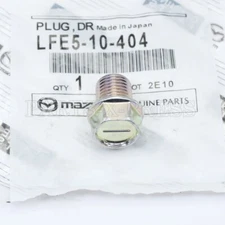 GENUINE OEM  MAZDA 3 5 CX-7 MX-5 MIATA OIL PAN DRAIN PLUG LFE5-10-404  FREE SHIP