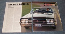 1966 Oldsmobile 4-4-2 L-69 Tri-power Info Article Stealth Bomber