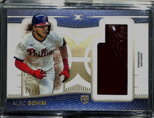 2021 Topps Definitive Helmet Rookie Relic #DHC-ABO Alec Bohm No 29 of 35