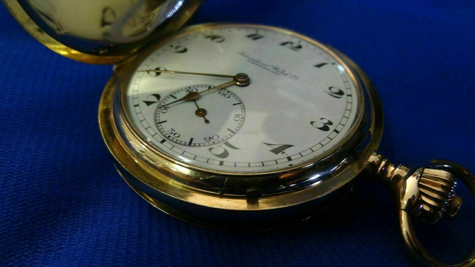 IWC Schaffhausen — IWC Schaffhausen Gold Watch Gold 585 Pocket Watch, Watch