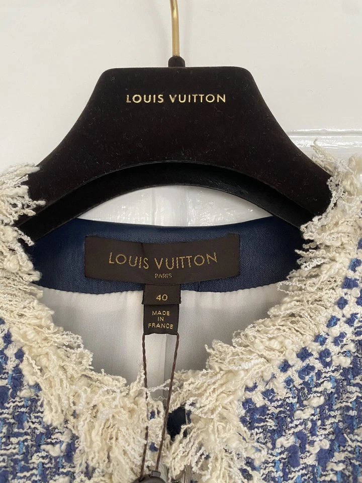 Louis Vuitton Leather Jacket Lambs Leather Silk New With Tags - Image 4 of 4