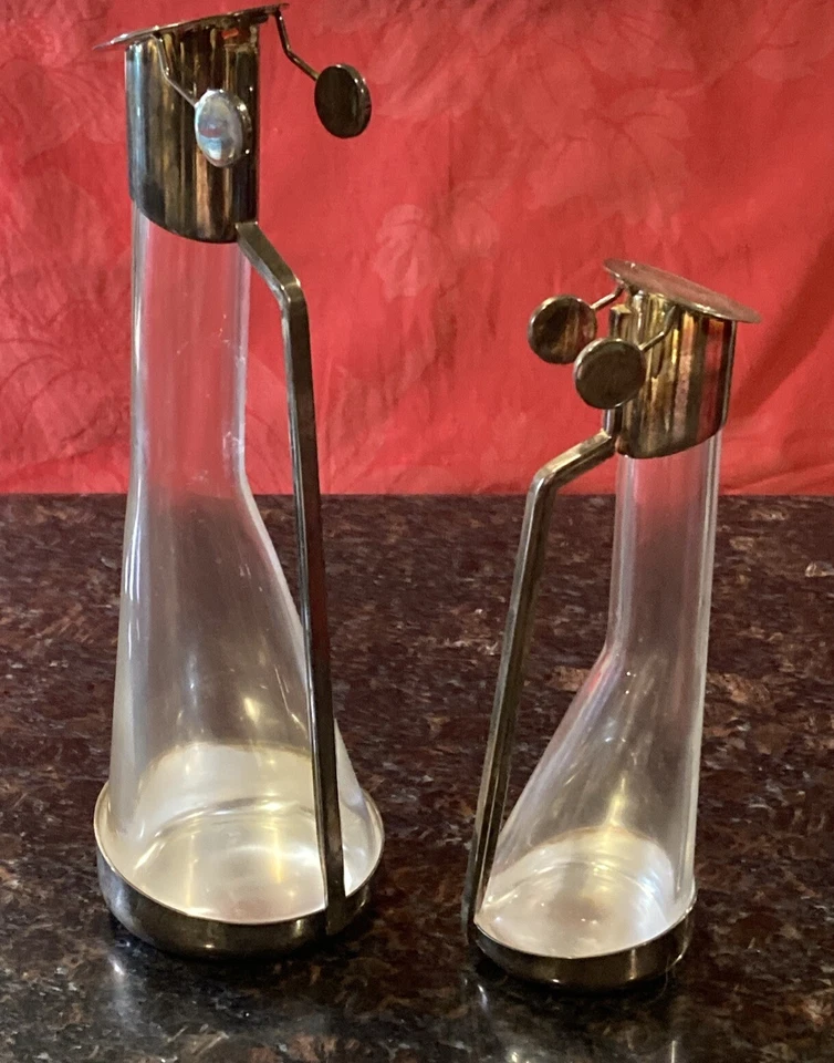 Juego de aceite y vinagre de Achille Castiglioni Mark OFFICINA ALESSI EPSS ITALIA Foto 2 de 4