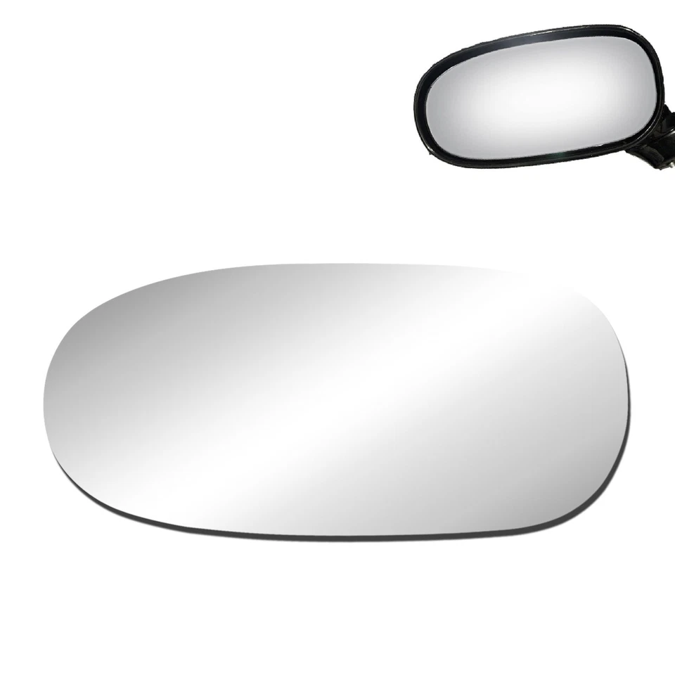Mirror Glass For 1997-2001 Chevrolet Corvette Driver Side Left Side LH 2835 Flat - Image 2 of 4