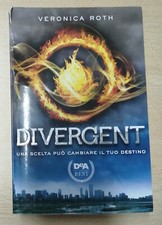 Divergent di Veronica Roth copertina rovinata Libro Come Foto N