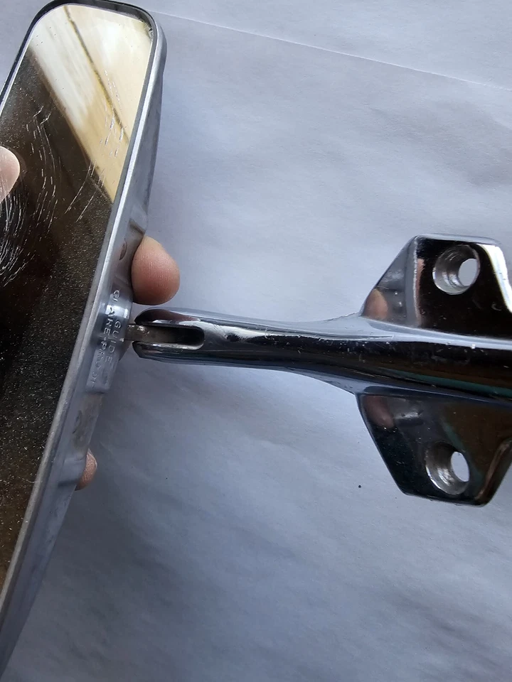 1965 Chevrolet Malibu Rear View Mirror OEM Dry Desert Western Chrome 441670 - Image 4 of 4