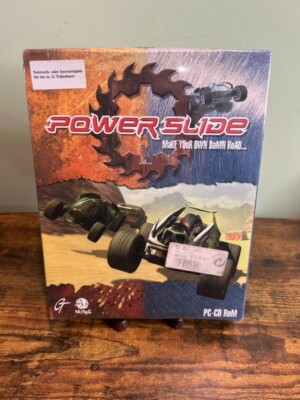 New POWER SLIDE POWERSLIDE PC GAME GERMAN LANGUAGE 1998 GT RATBAG SEALED Big Box
