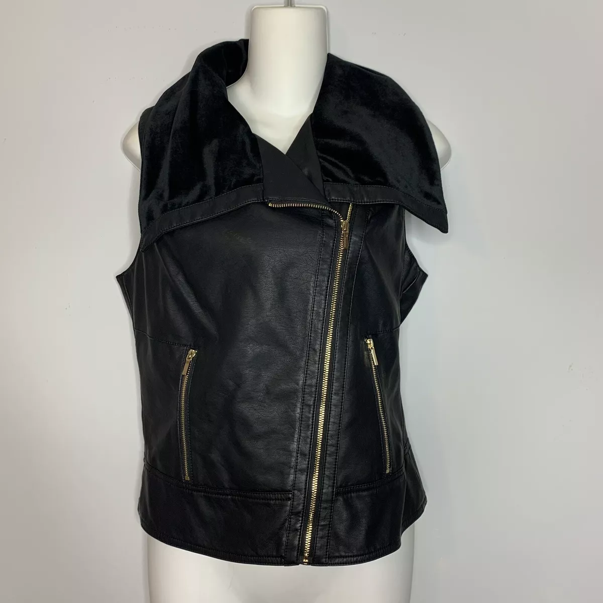 Bebe leather best sale vest
