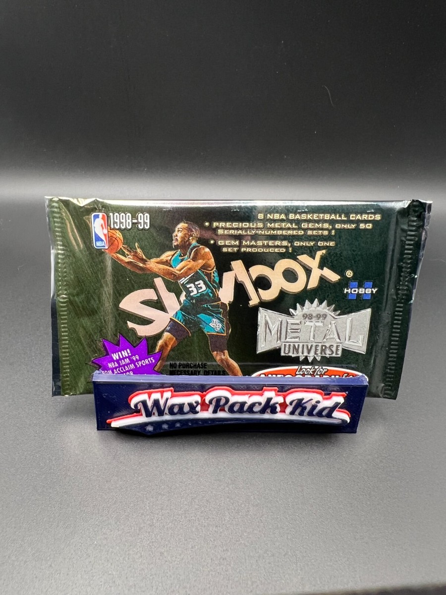 1998-99 Skybox Metal Universe Sealed Hobby Pack - Kobe Or Jordan