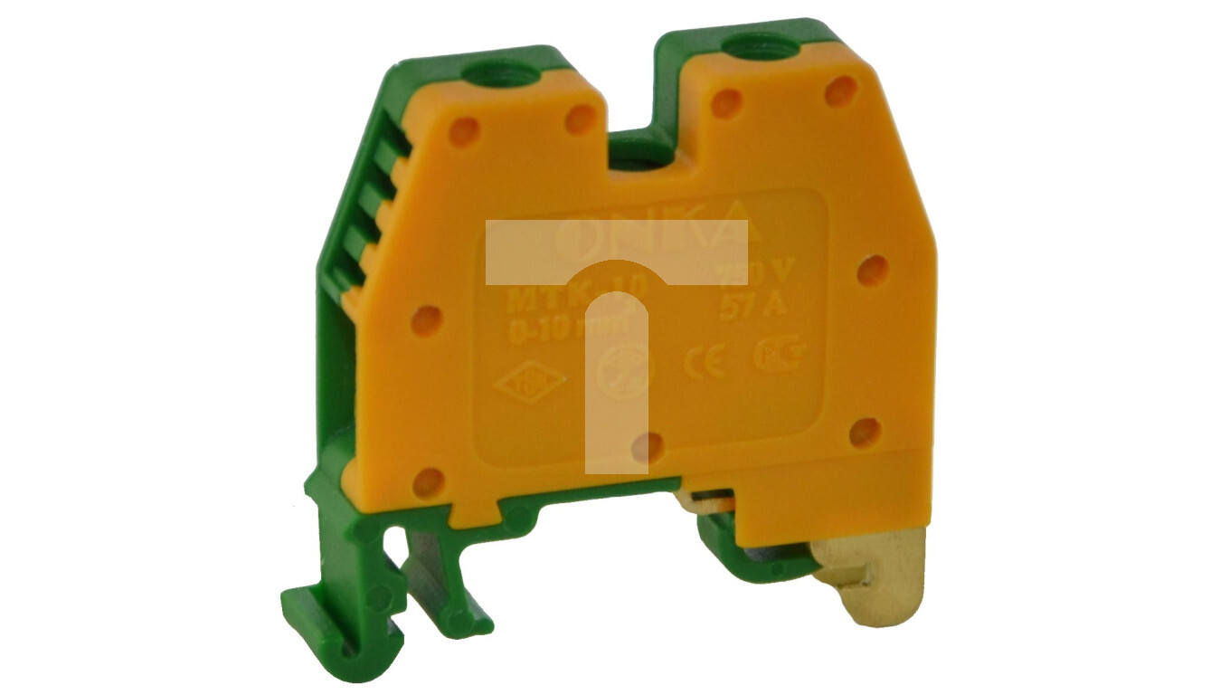 Universal screw grounding terminal MTK 10mm2 yellow-green, T0-1294-101022 /T2UK