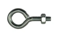 Box of 15 - Midwest Fastener 51701 Eyebolts with Nut MF51701 New .25-20 x 2