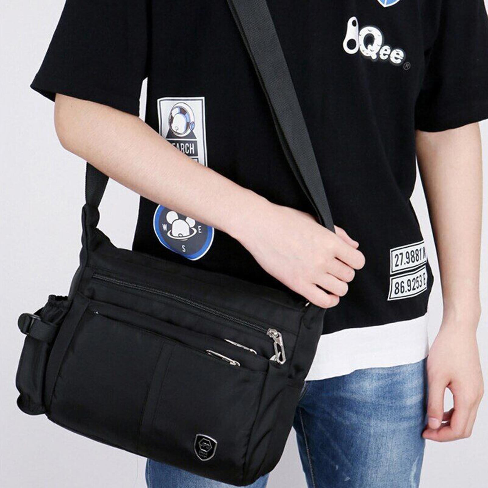 2024 Men's Messenger Bag Waterproof Shoulder Bags Travel Crossbody