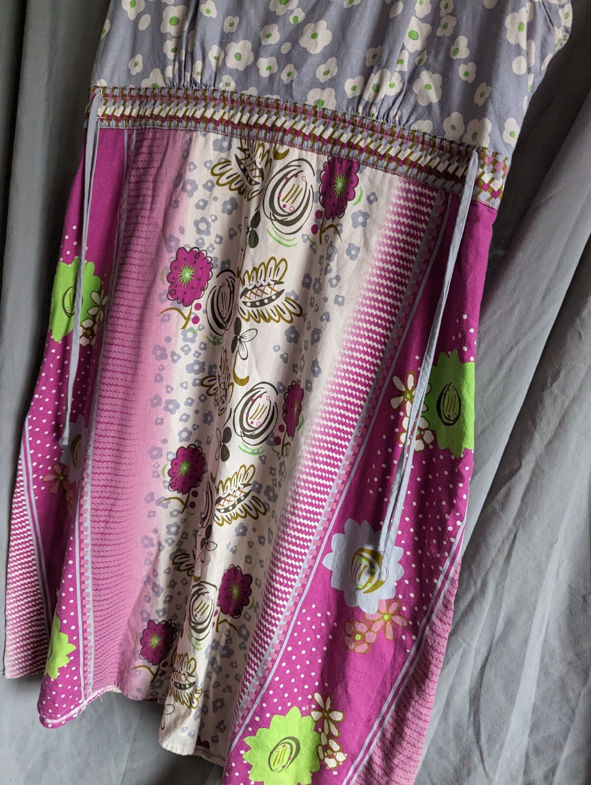 White Stuff Multicoloured Patterned Dress Size 14… - image 5