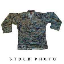 Medium Long ML USMC Woodland Marpat utilities used MCCUU cammie Blouse Shirt